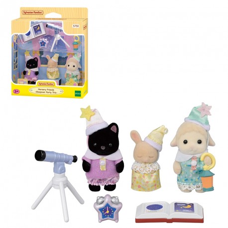 SYLVANIAN AMIGOS DE LA GUARDERIA FIESTA DE PIJAMAS