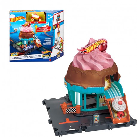 HOTWHEELS CITY  LETS RACE HELADERIA