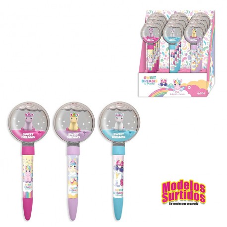 BOLIGRAFO SWEET DREAMS & FRIENDS TOPPER FANTASIA SURTIDO 3 DISEÑOS
