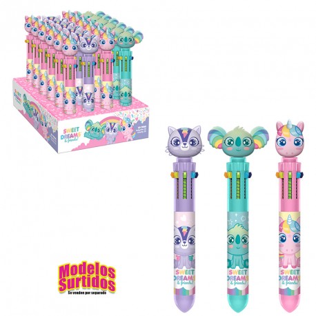 BOLIGRAFO 6 COLORES SWEET DREAMS & FRIENDS CON TOPPER
