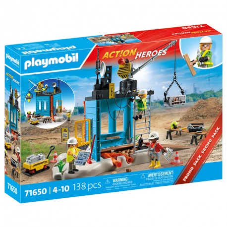 ACTION HEROES PROMO PACK CONSTRUCCION