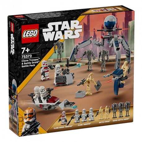 STAR WARS PACK DE COMBATE SOLDADO CLON Y DROIDE DE COMBATE