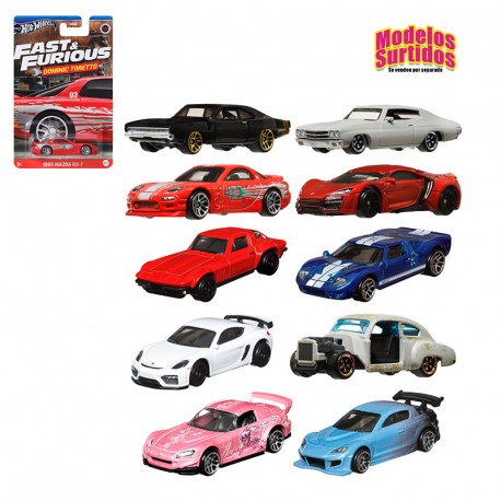 HOTWHEELS SILVER SERIES FAST & FURIOUS COCHES DE JUGUETE (MODELOS SURTIDOS)