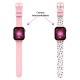 RELOJ INTELIGENTE HOLAWATCH X PLUS PINK ANDROID CON CORREAS INTERCAMBIABLES Y PROTECTOR DE PANTALLA
