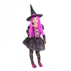 DISFRAZ BRUJA MOONLIGHT PINK INF 8-10 AÑOS   