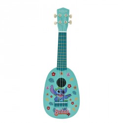 UKELELE DE MADERA STITCH CON CUERDAS DE NYLON