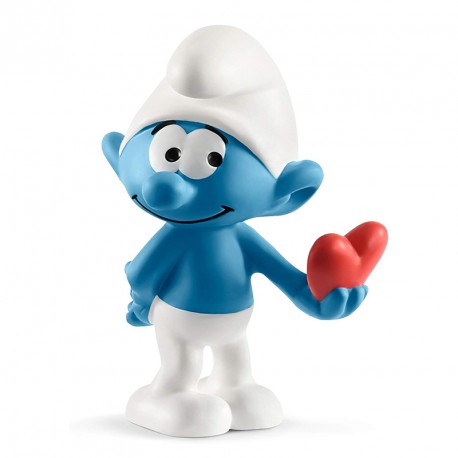 FIGURA PITUFO CON CORAZON