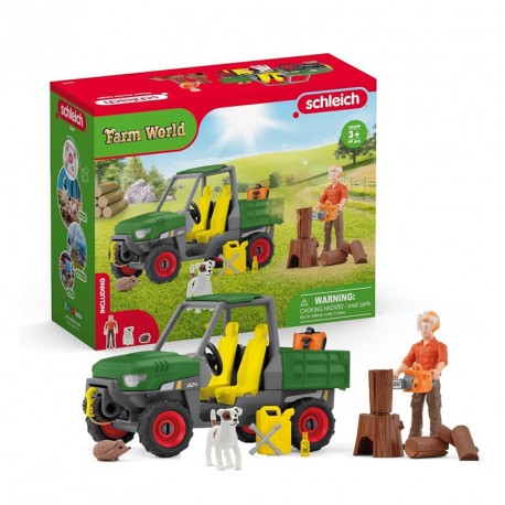 FIGURA GRANJERO CON VEHICULO