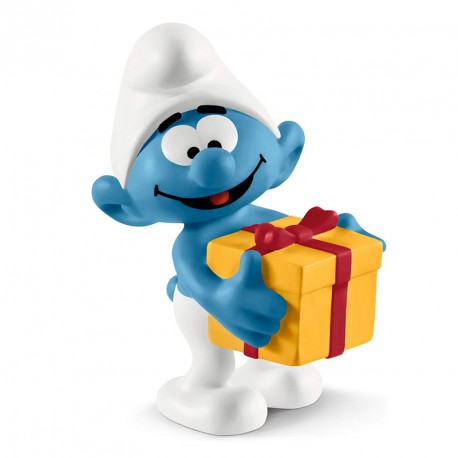 FIGURA PITUFO CON REGALO