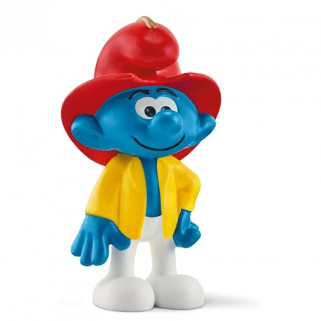 FIGURA PITUFO BOMBERO