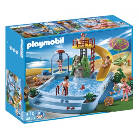 PISCINA CON TOBOGAN