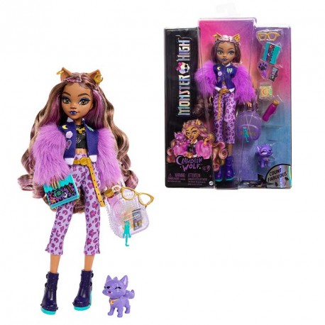 MONSTER HIGH MUÑECA CLAWDEEN WOLF