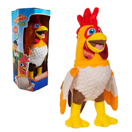 GRANJA DE ZENON BARTOLITO GALLO MUSICAL PELUCHE DX