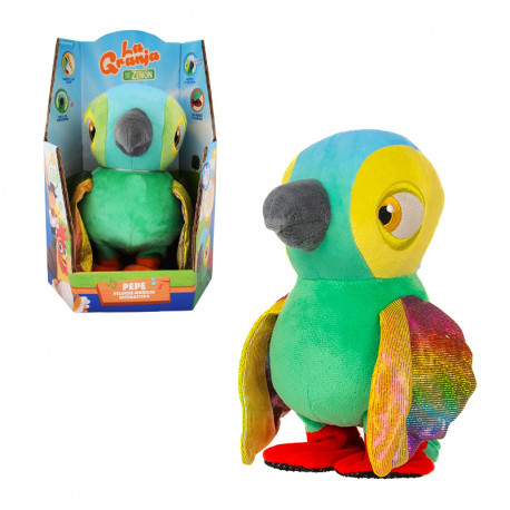GRANJA DE ZENON PELUCHE INTERACTIVO LORITO PEPE