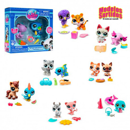 LITTLEST PET SHOP PACK DE 2 MASCOTAS 