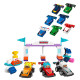 DUPLO COCHES DE CARRERAS Y PILOTOS DEL EQUIPO DE F1 