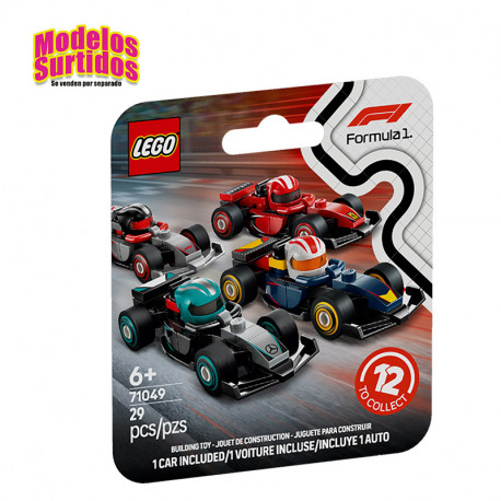 MINIFIGURAS COCHES DE F1 COLECCIONABLES