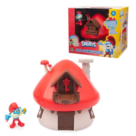 PITUFOS MAGIC KEY PLAYSET PAPA HOUSE