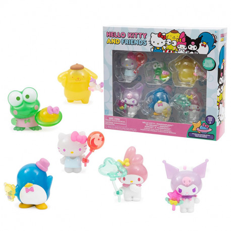 HELLO KITTY PACK 6 FIGURAS 5CM 