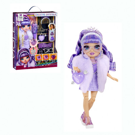 RAINBOW HIGH CRYSTAL FASHION DOLL VIOLET