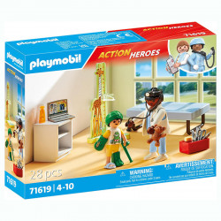 ACTION HEROES PEDIATRA CON OSITO DE PELUCHE