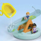 JUNIOR AQUA ISLA DE BAÑO CON TOBOGAN