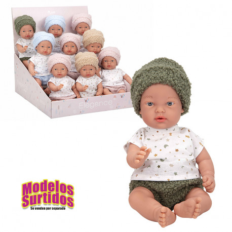 MUÑECA EXPOSITOR 28 CM INDY (MUÑECO DE PESO) (9 UNIDADES )