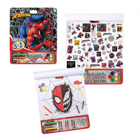 ACTIVIDADES GIGA BLOCK 5 EN 1 SPIDERMAN