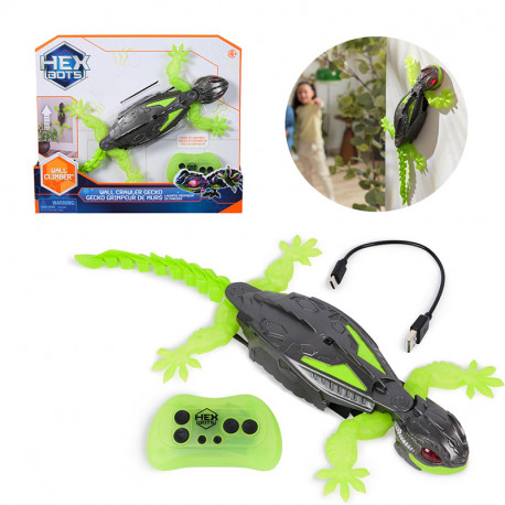 HEX BOTS LAGARTO TREPADOR DE PAREDES GECKO