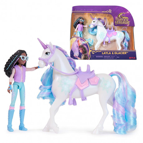 ACADEMIA UNICORNIO MINI DOLL LAYLA + UNICORNIO GLACIER