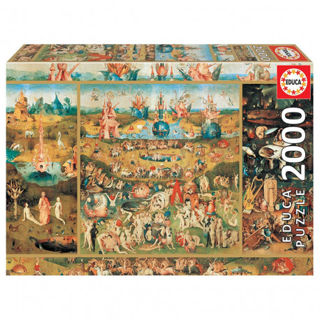 PUZZLE 2000P EL JARDIN DE LAS DELICIAS