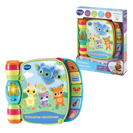 PRIMERAS CANCIONES LIBRO INTERACTIVO PARA BEBES
