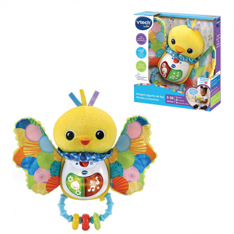 SONAJERO PAJARITO DE TELA MELODIAS Y SENSACIONES
