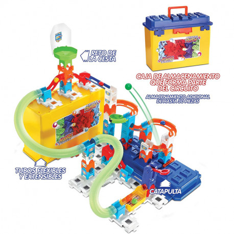 MARBLE RUSH STORAGE BOX CIRCUITO DE CANICAS INTERACTIVO 