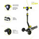 PATINETE DE TRES RUEDAS CON LUZ FRONTAL LED OLSSON ALIEN