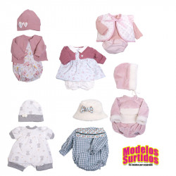 ROPA MUÑECAS 42 (VESTIDOS Y PIJAMAS SURTIDOS)