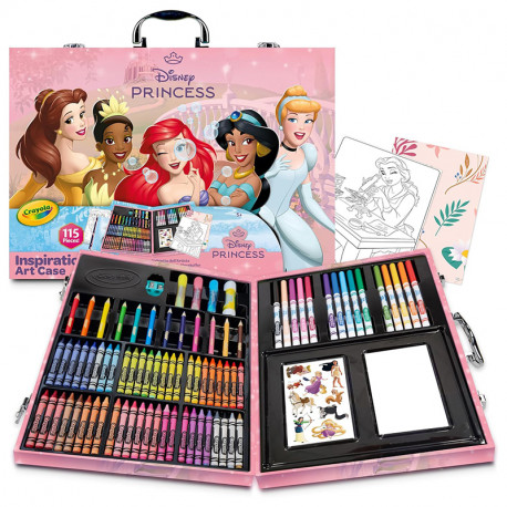 MALETIN DEL ARTISTA PRINCESAS DISNEY 115 PIEZAS 