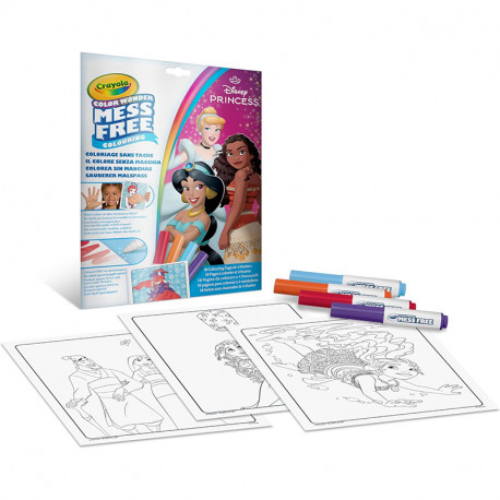 COLOREA SIN MANCHAS COLOR WONDER DISNEY PRINCESS  