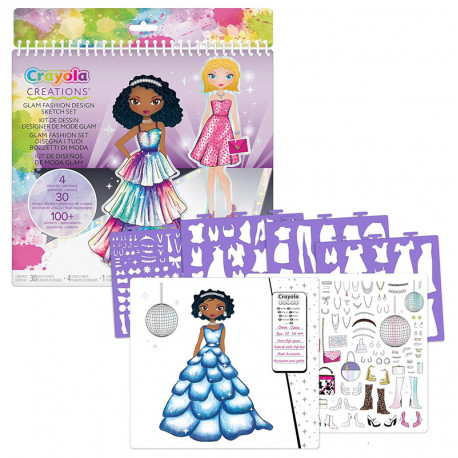 CREATIONS SUPER ALBUM GLAM FASHION CREA TU PORFOLIO DE MODA 