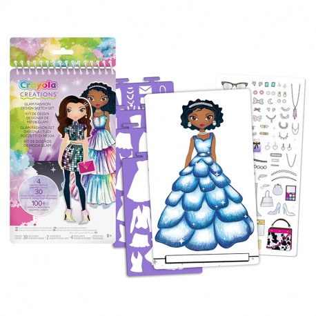 CREATIONS ALBUM GLAM FASHION CREA TU PORFOLIO DE MODA 