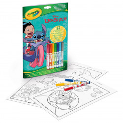 LIBRO ACTIVIDADES Y COLOREAR LILO & STITCH CON 7 ROTULADORES