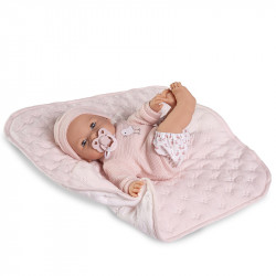 MUÑECA BIMBA LLORO MANTITA ALCOLCHADA 37 CM