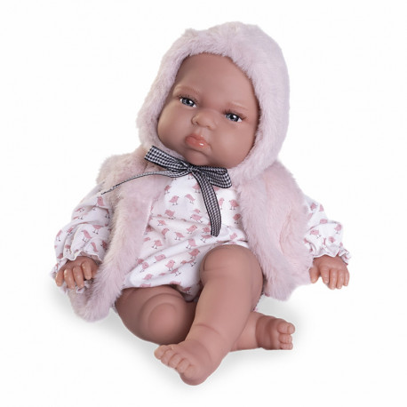 MUÑECA TUFI CON BOLITAS CON CHALECO 34 CM