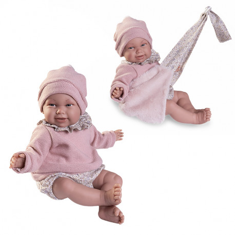 MUÑECA MI PRIMER REBORN MARTINA PORTABEBE 52 CM