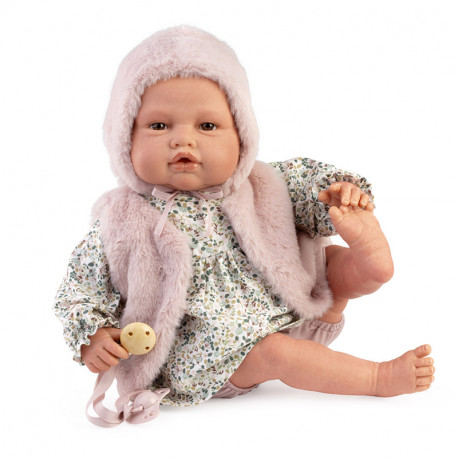 MUÑECA BABY LOVE REBORN CHALECO 50 CM