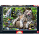 PUZZLE 1000P TIGRES BLANCOS DE BENGALA