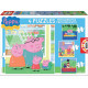 PUZZLE PROGRESIVOS PEPPA PIG 6P+