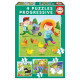 PUZZLE 6P+ ANIMALES DE LA GRANJA