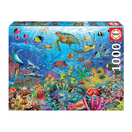 PUZZLE 1000P TORTUGAS EN EL PARAISO