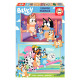 PUZZLE 2x25P BLUEY MADERA